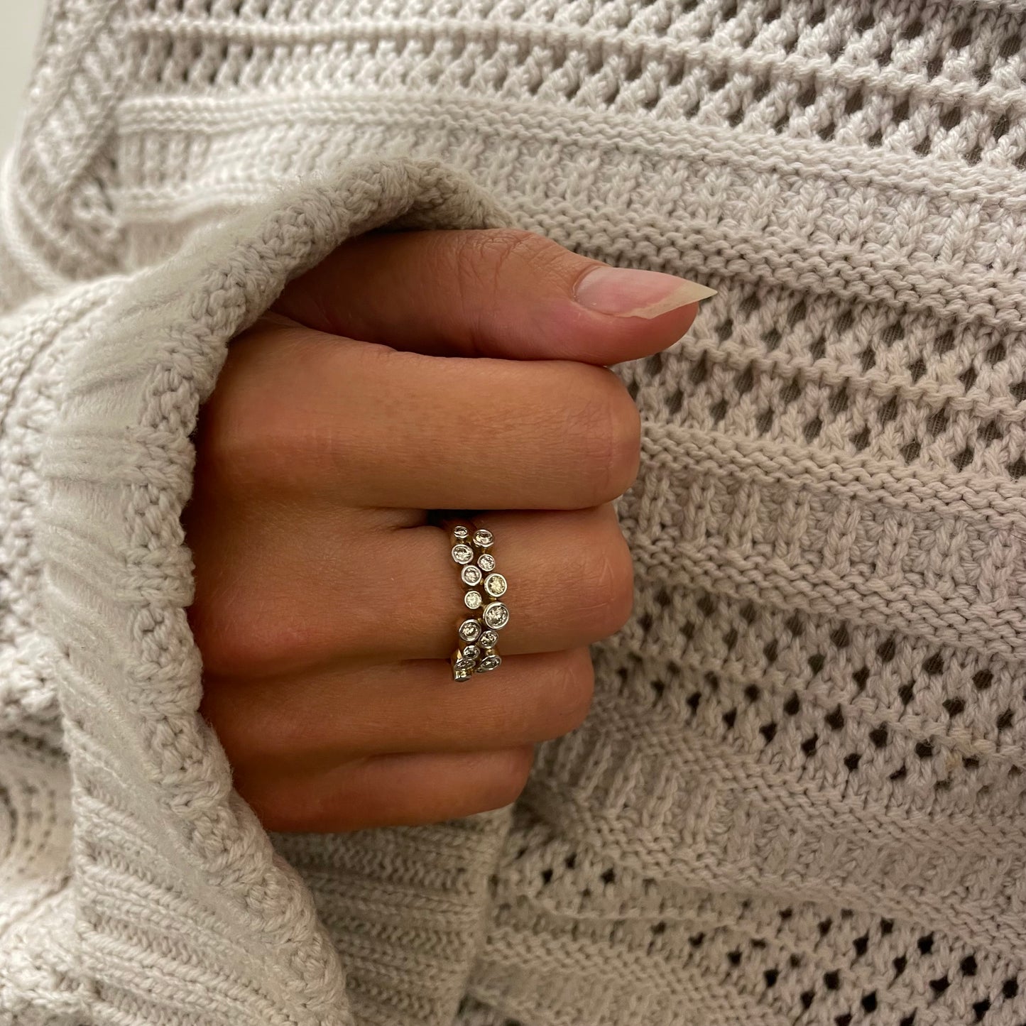 9ct Diamond Ring