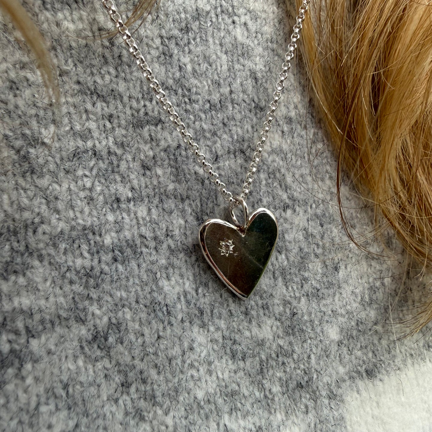 LIMITED Diamond Heart necklace