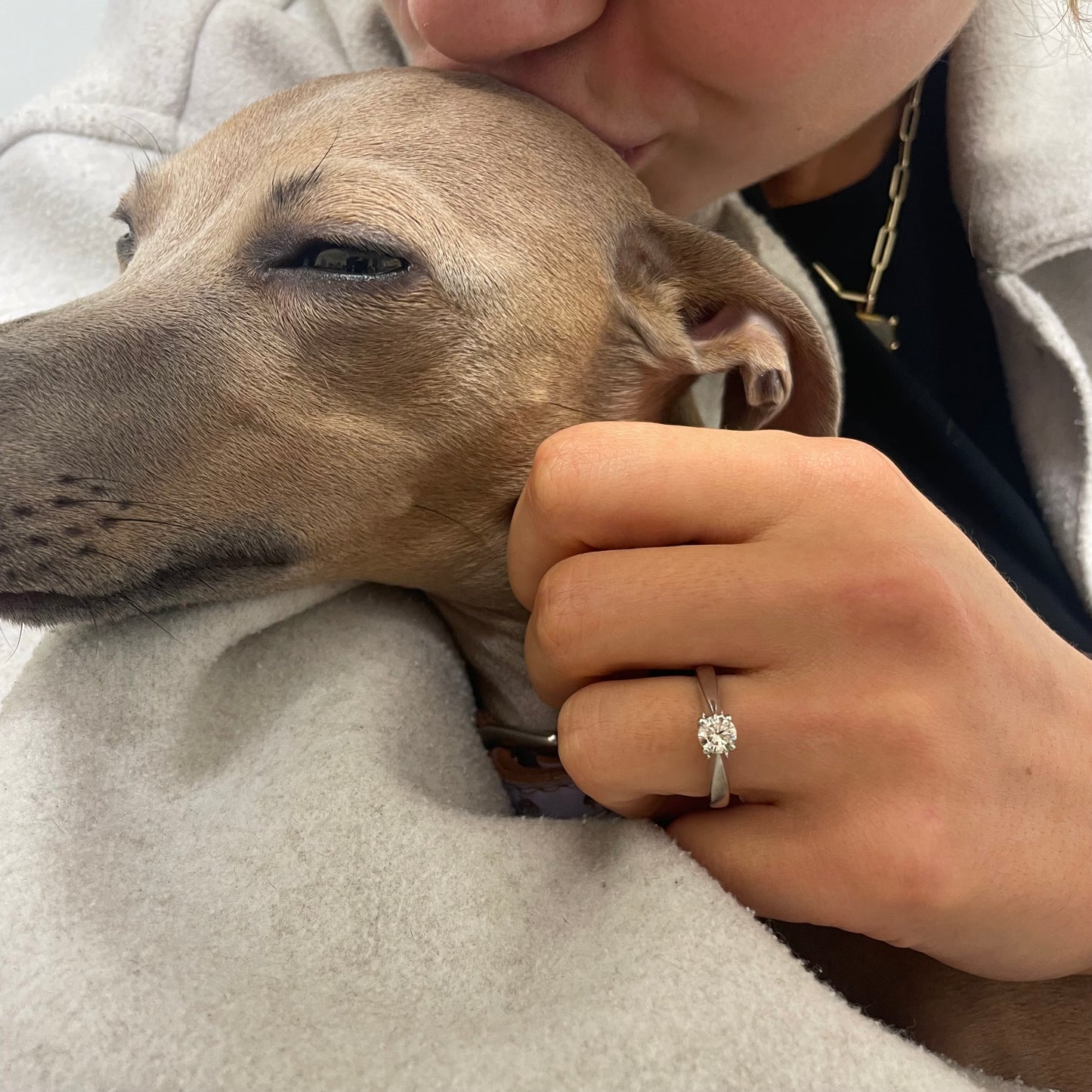 Natural Diamond Solitaire Ring