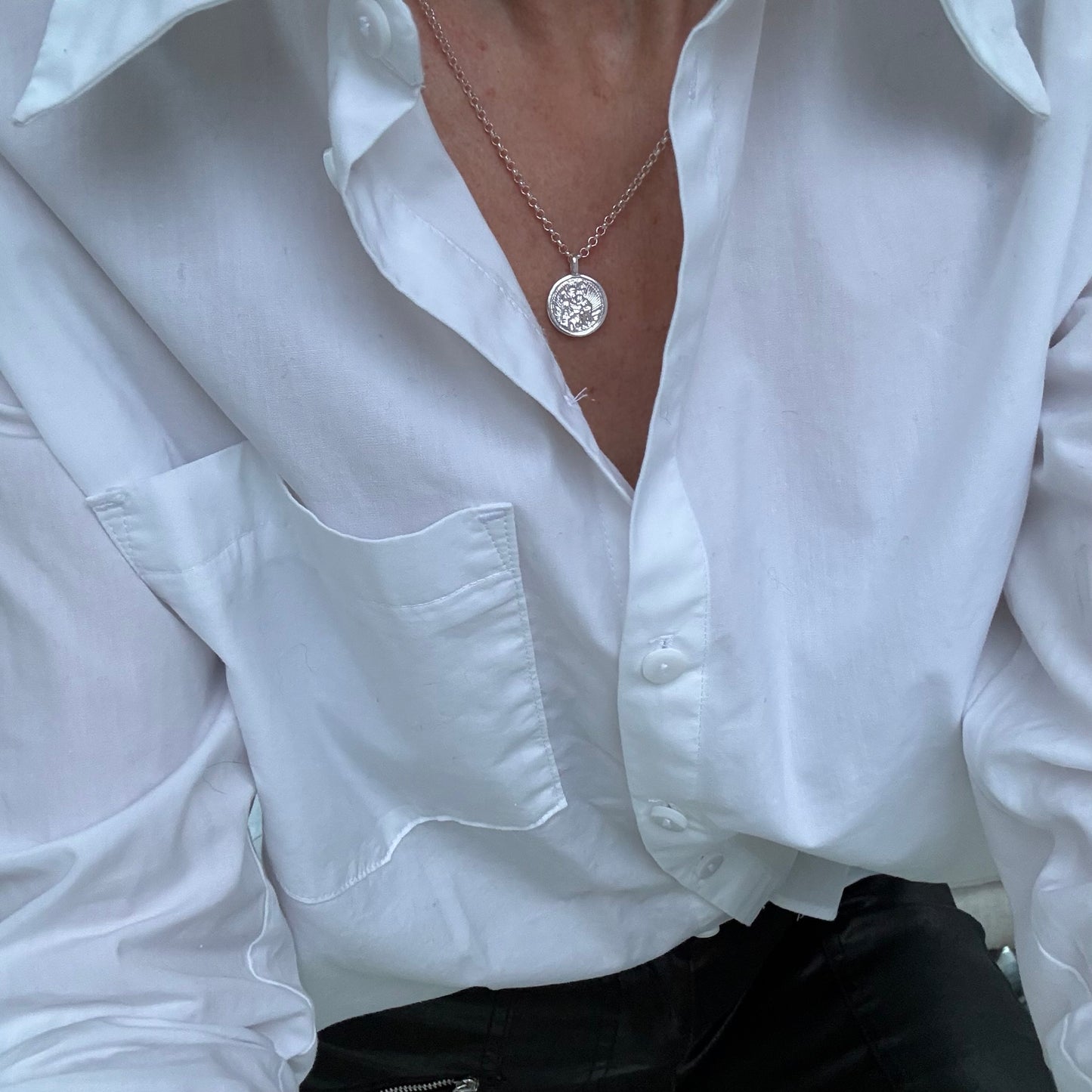 Silver St. Christopher