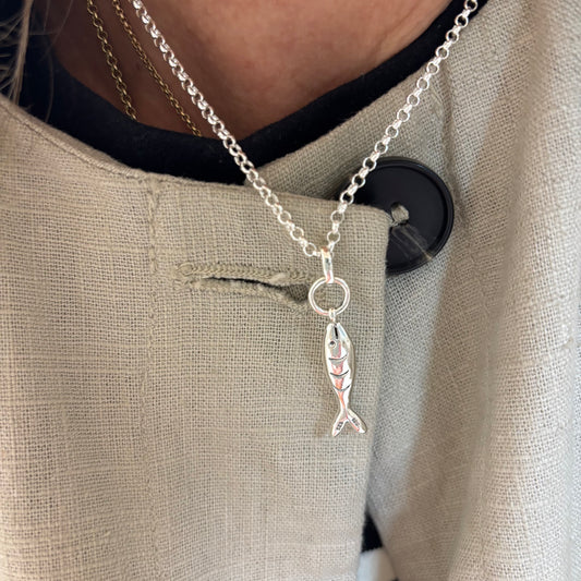 Haddock Heritage Fish Charm Necklace