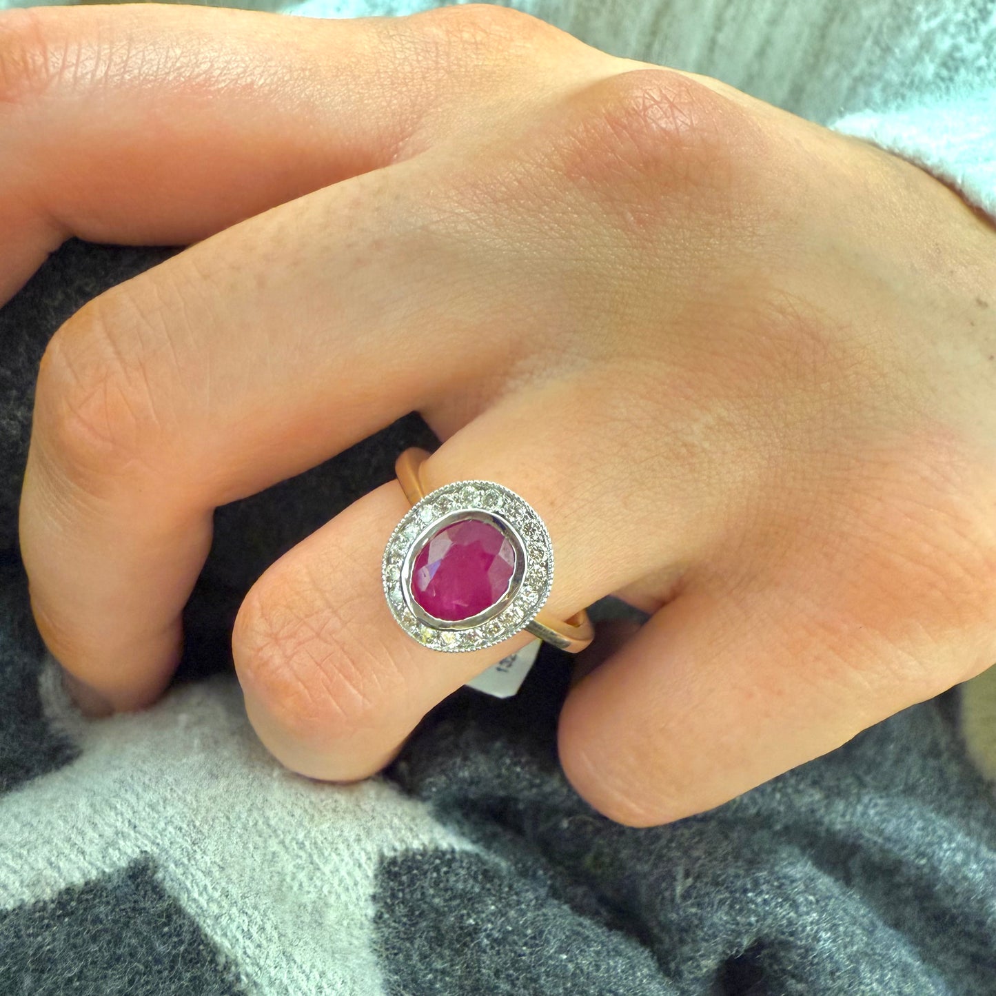 SOLD Ruby And Diamond Ring