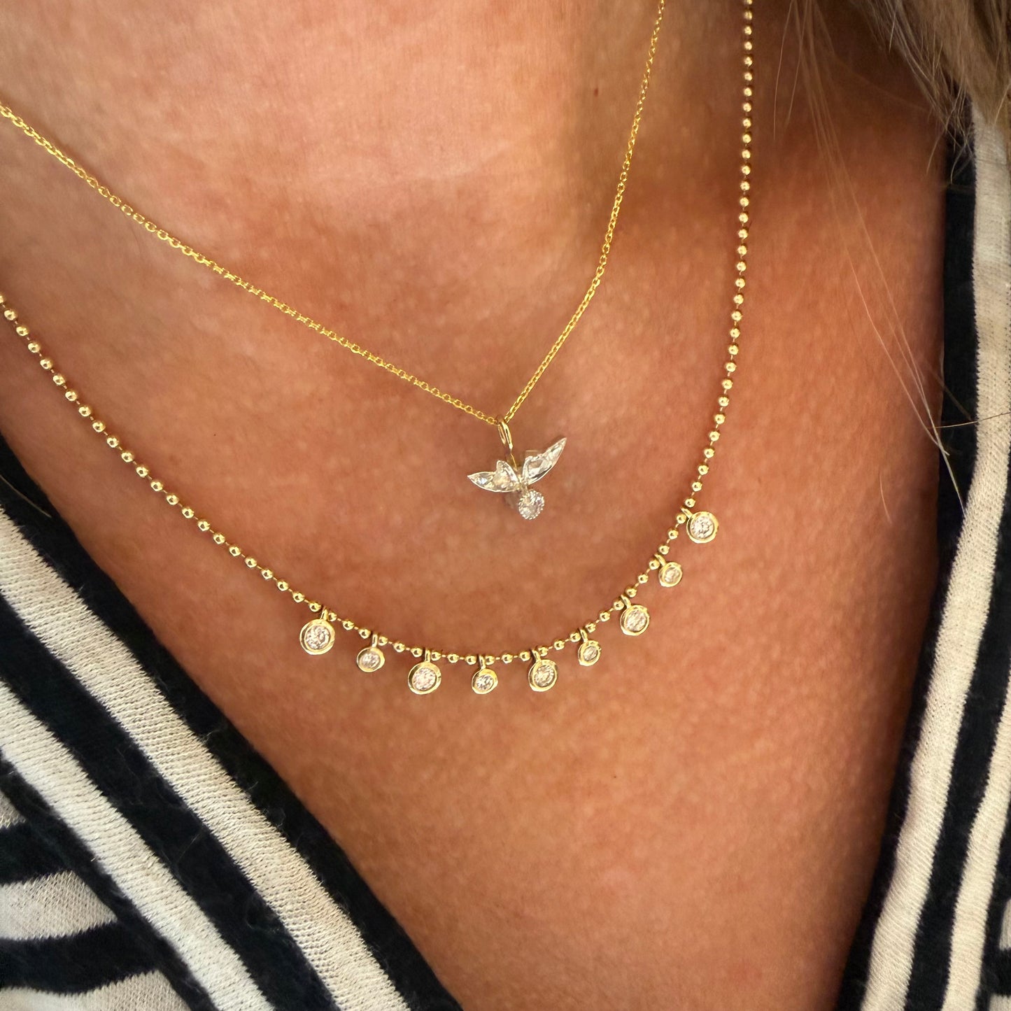 Angel Vintage Diamond Necklace