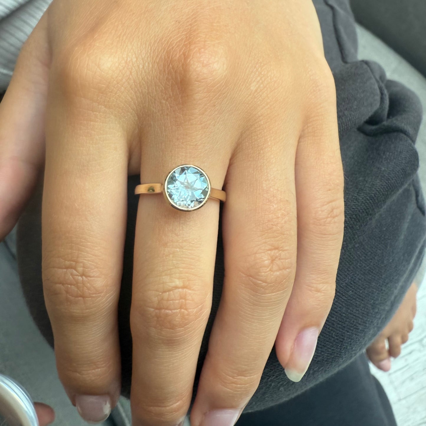 Beautiful Blue Topaz Ring