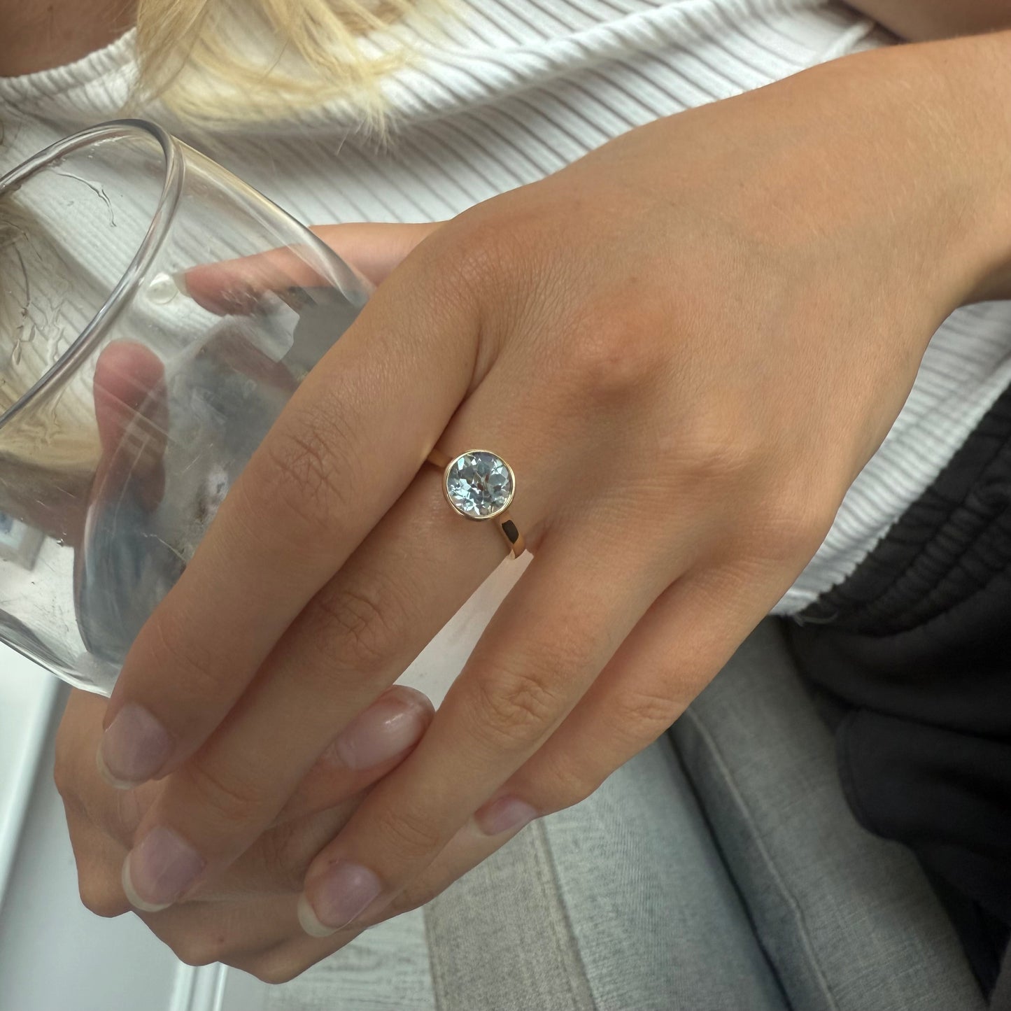 Beautiful Blue Topaz Ring