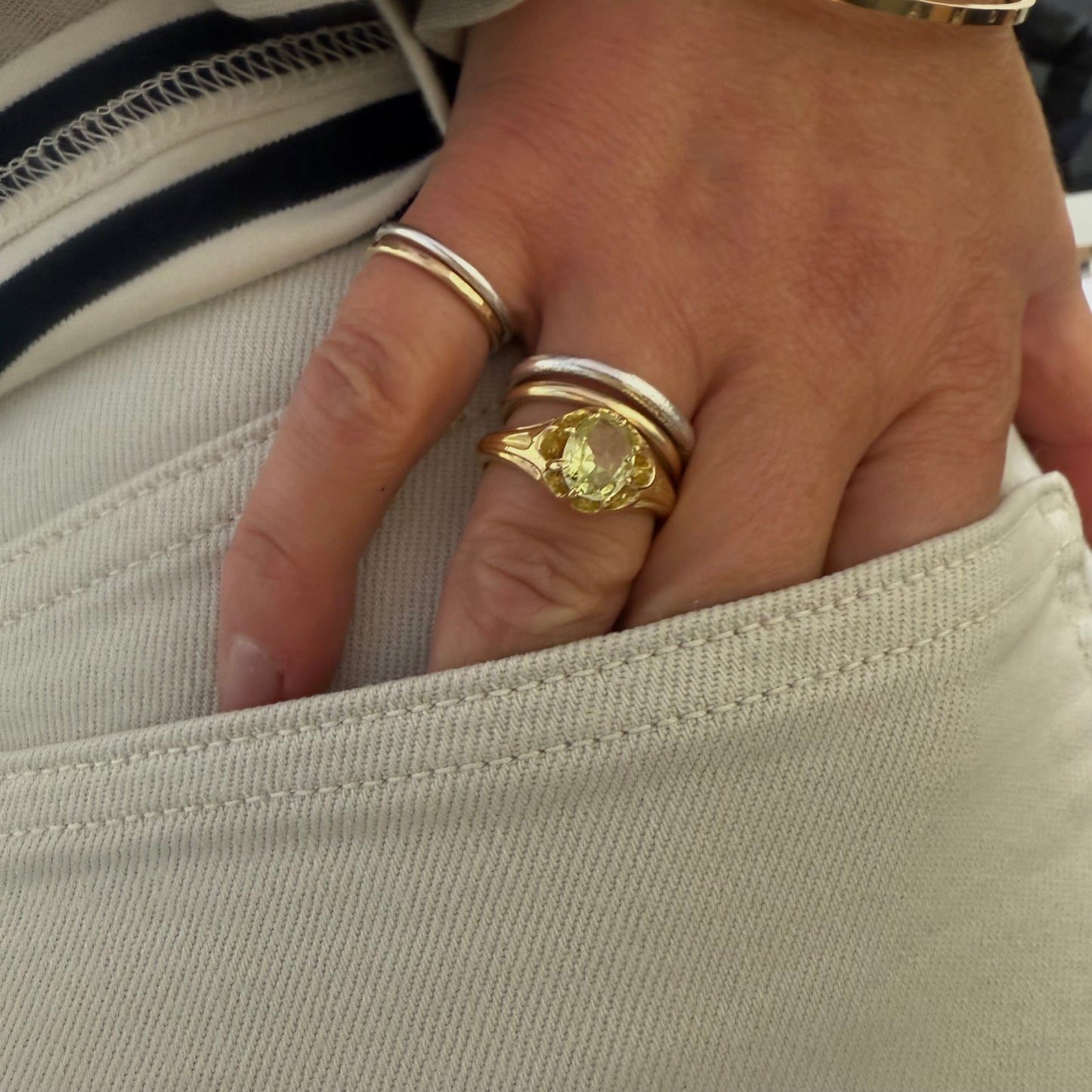 Gold Yellow Sapphire Ring