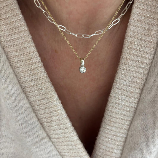 Vintage Natural Diamond Necklace