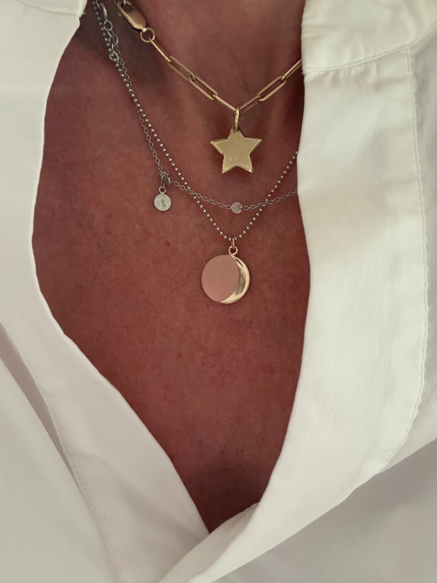 Eclipse sun necklace