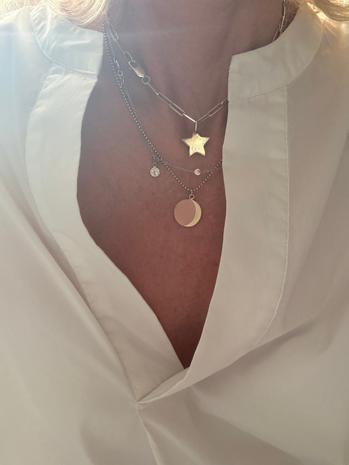 Eclipse sun necklace