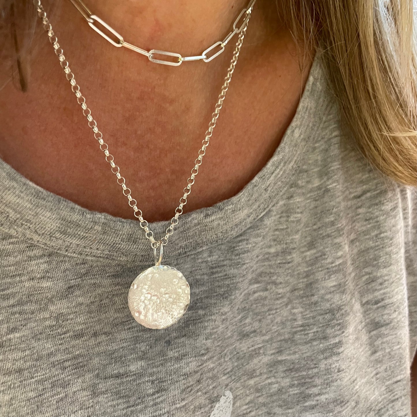 Silver Moon Necklace