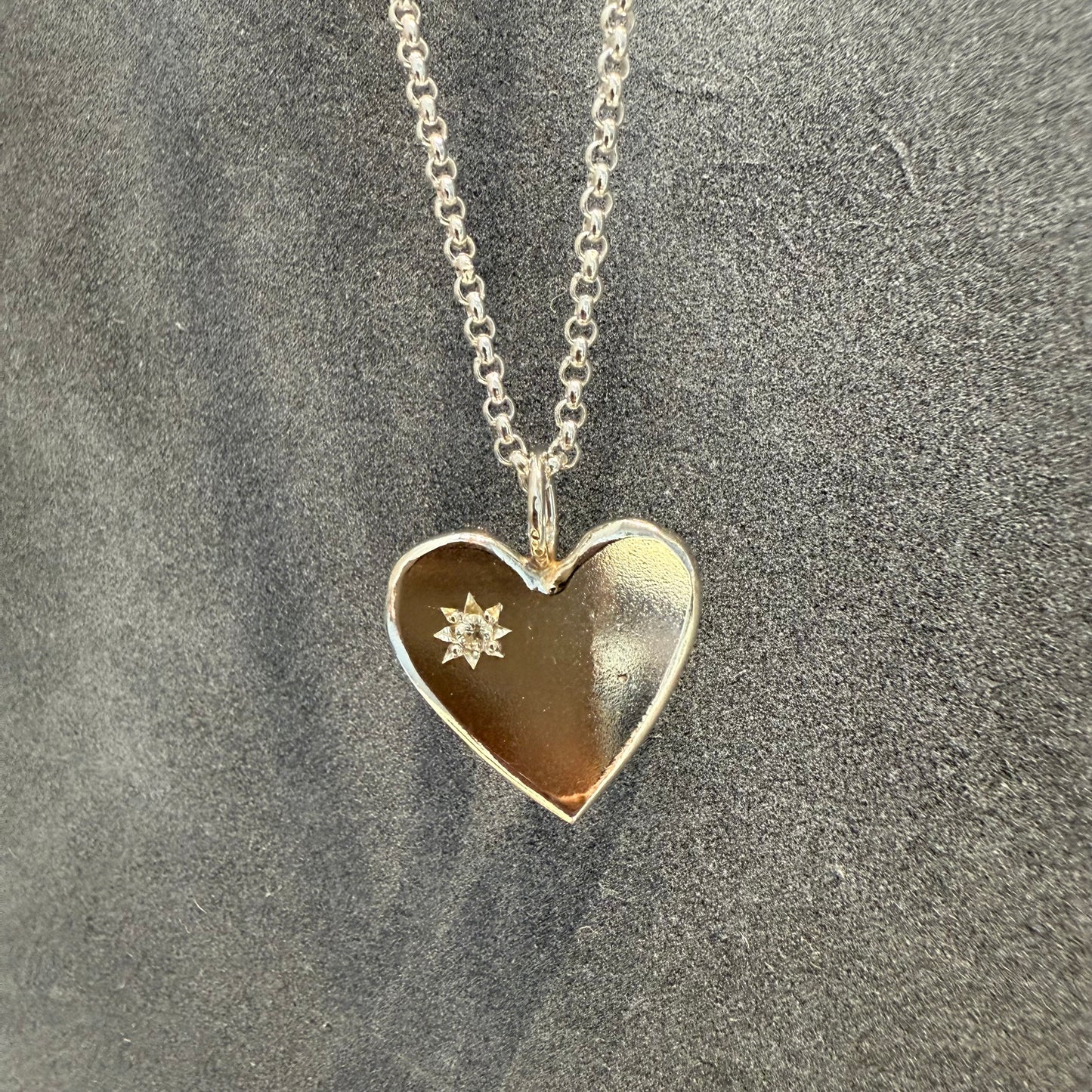 LIMITED Diamond Heart necklace