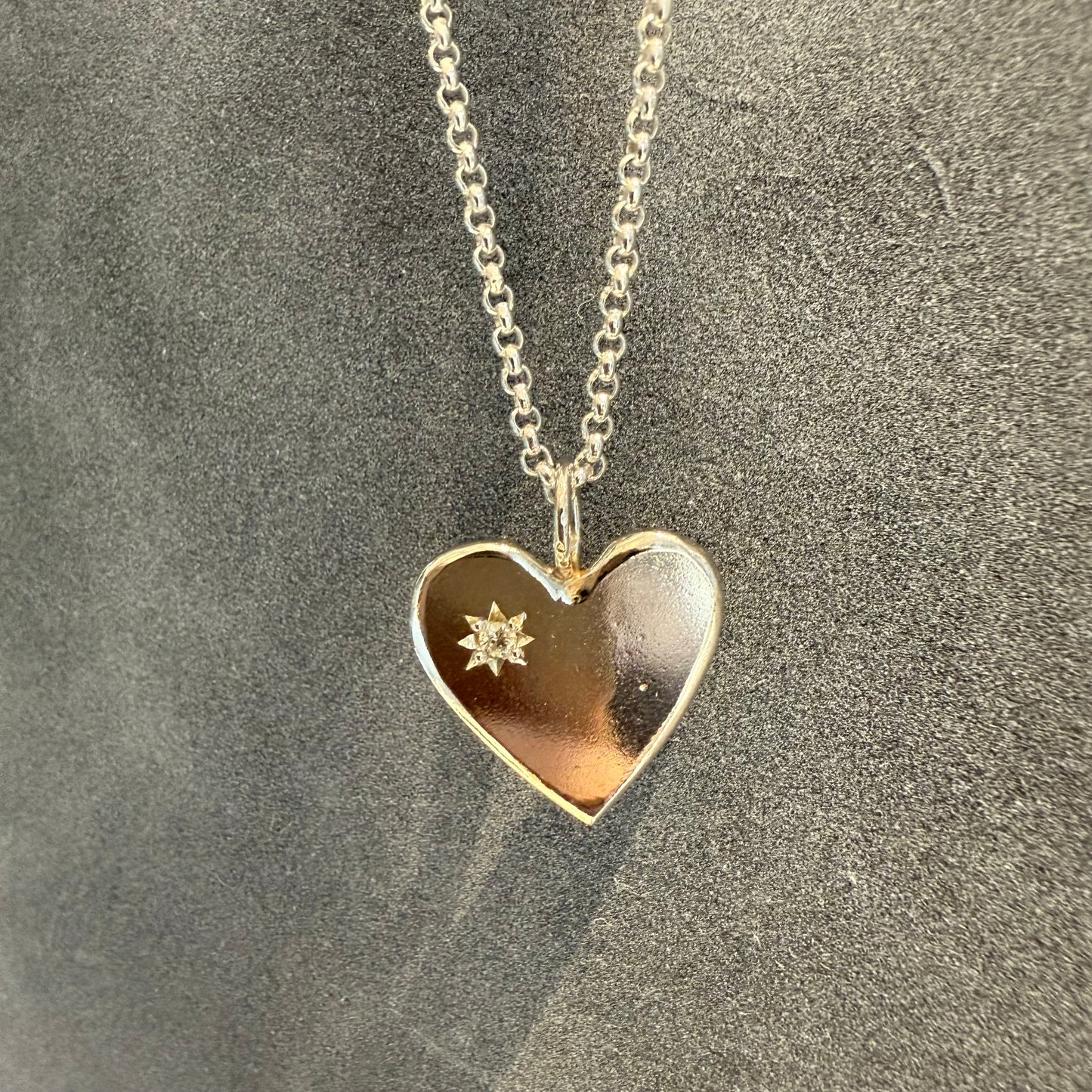 LIMITED Diamond Heart necklace