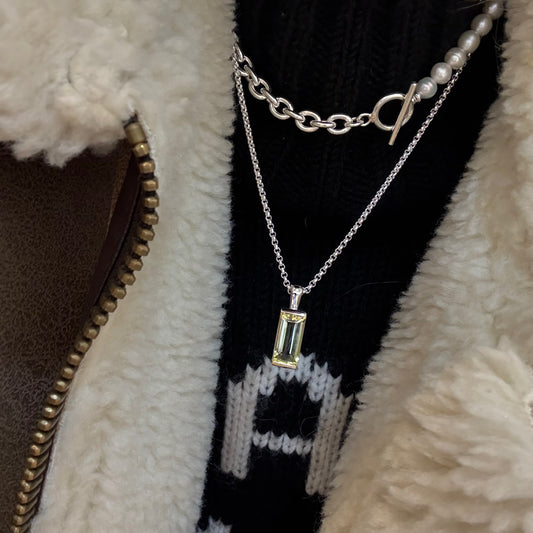 Lemon Quartz Necklace