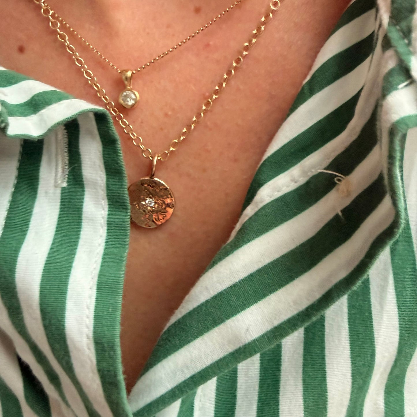 Midi Star Moon Pendant