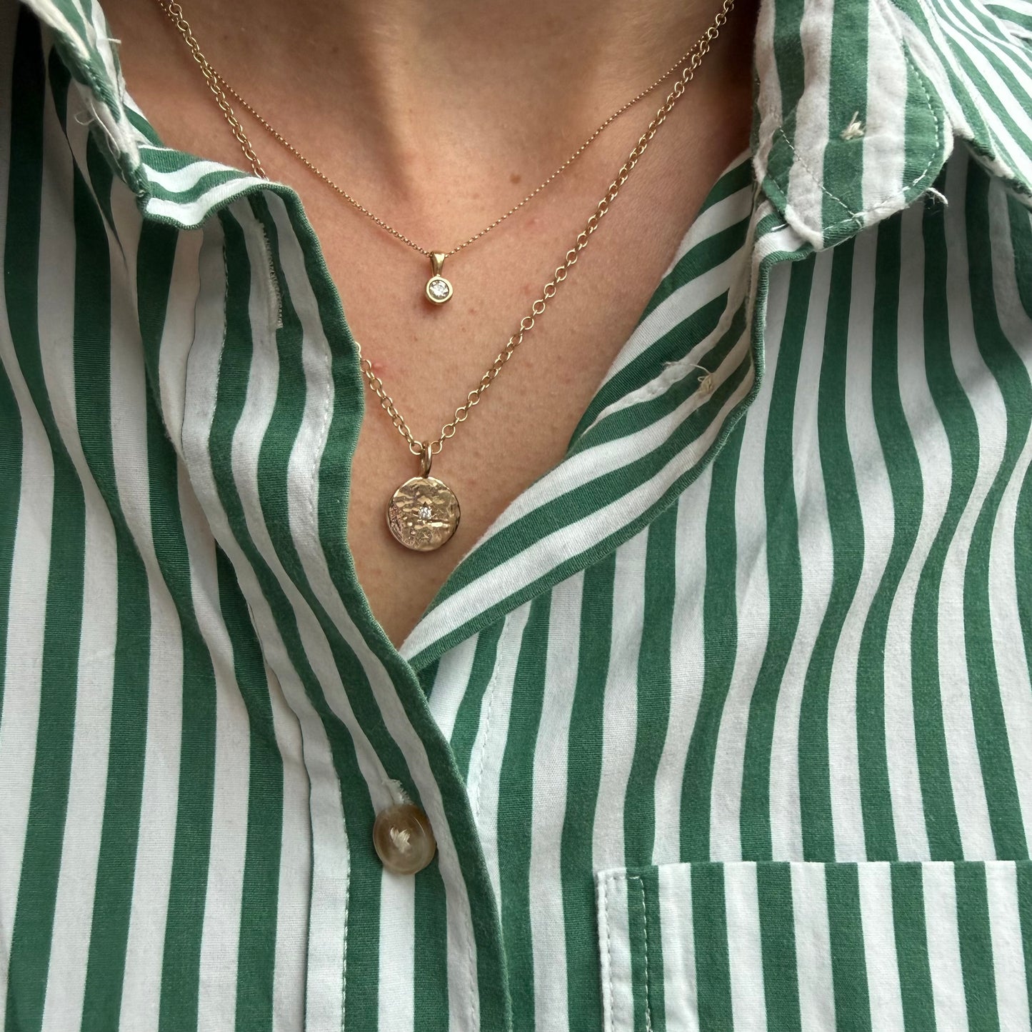 Midi Star Moon Pendant