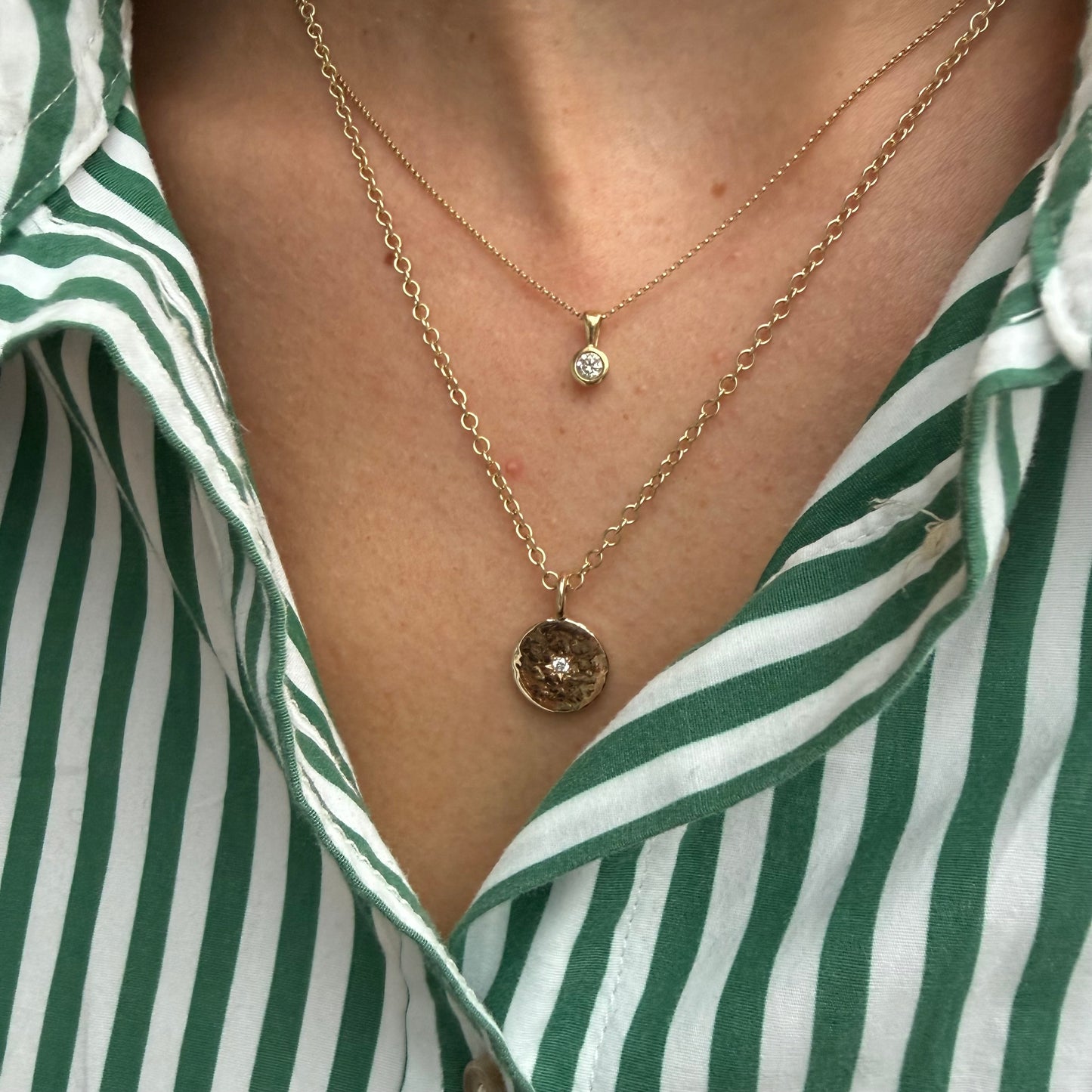 Midi Star Moon Pendant