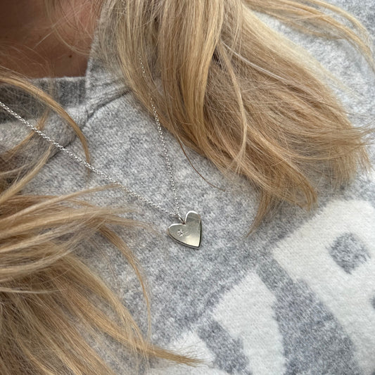 LIMITED Diamond Heart necklace