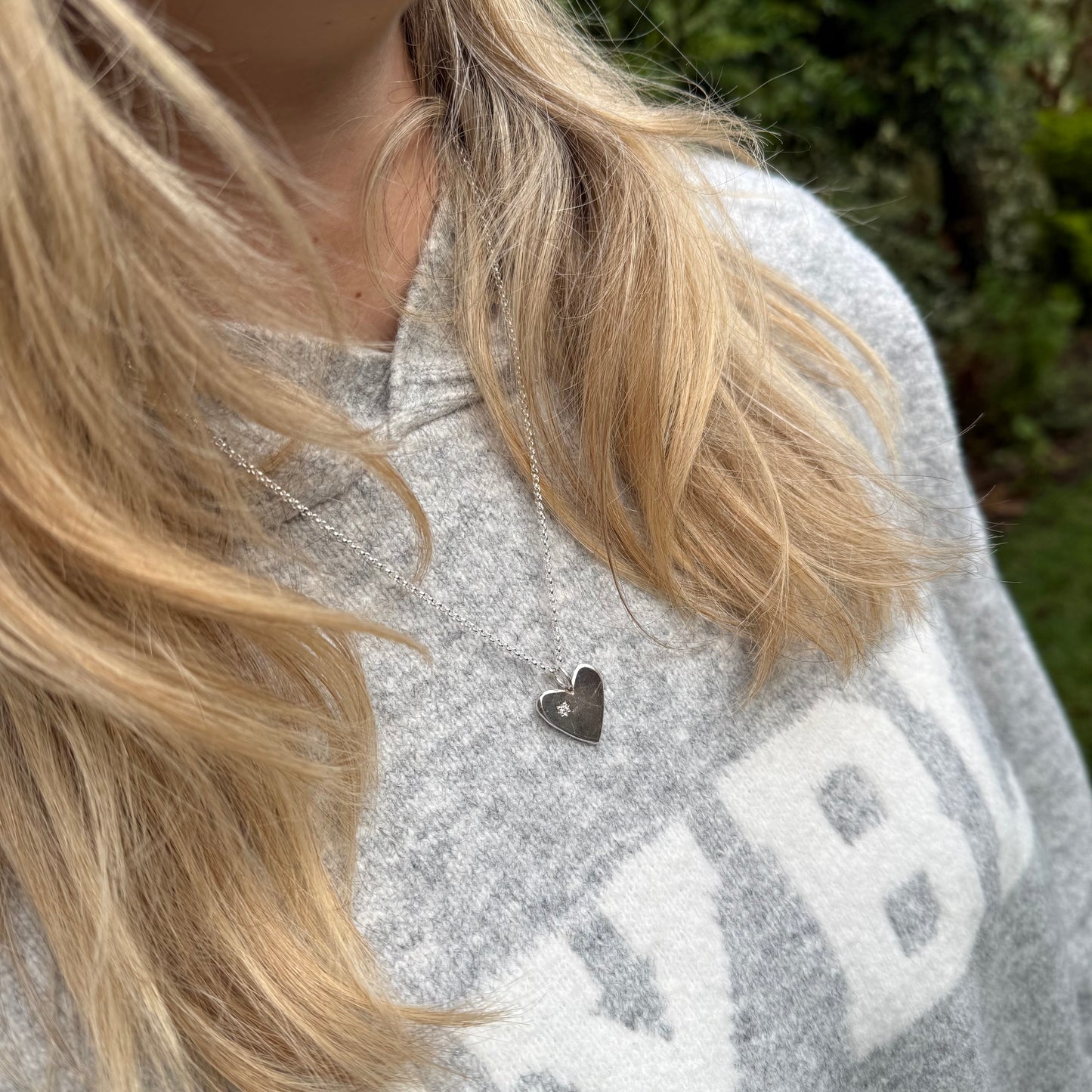 LIMITED Diamond Heart necklace