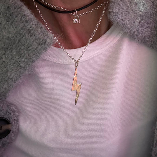 Bowie Gold Lightening Bolt