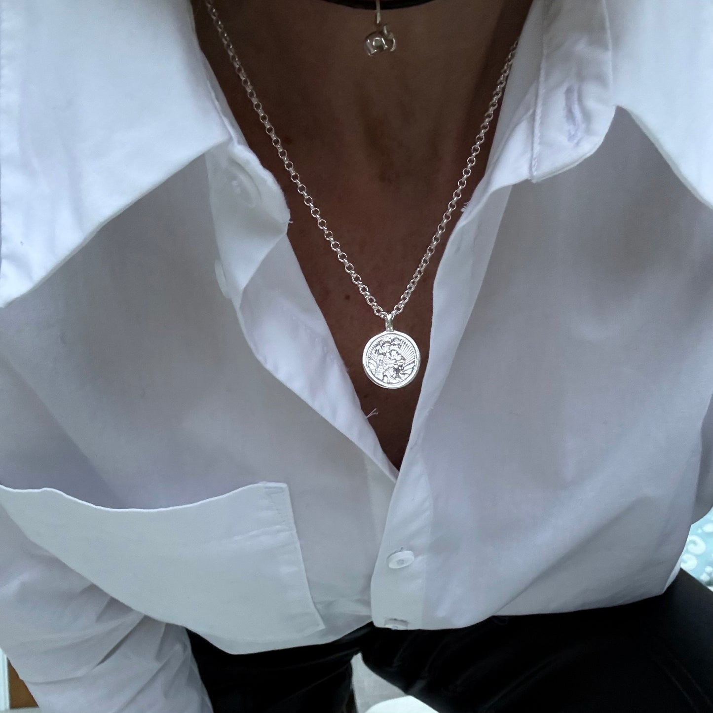 Silver St. Christopher