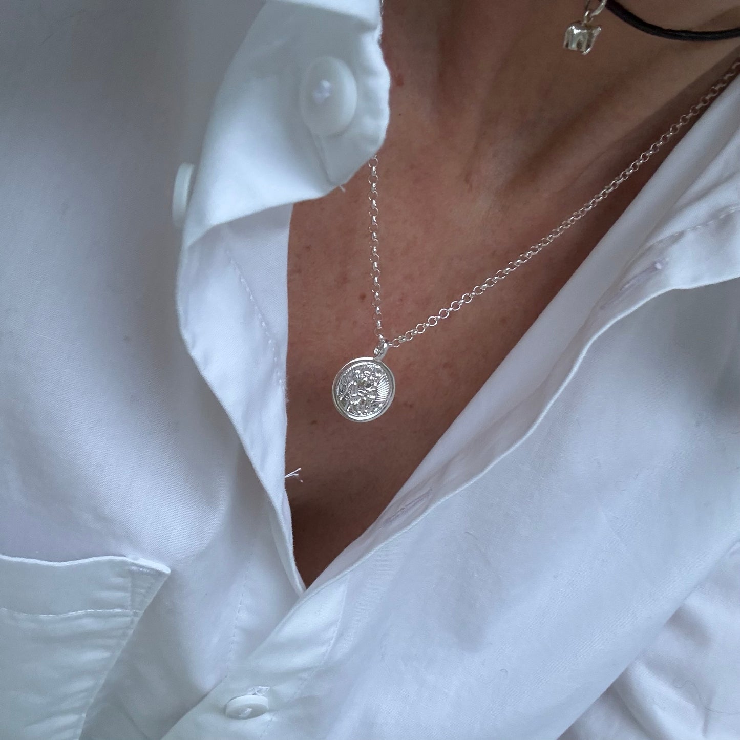 Silver St. Christopher