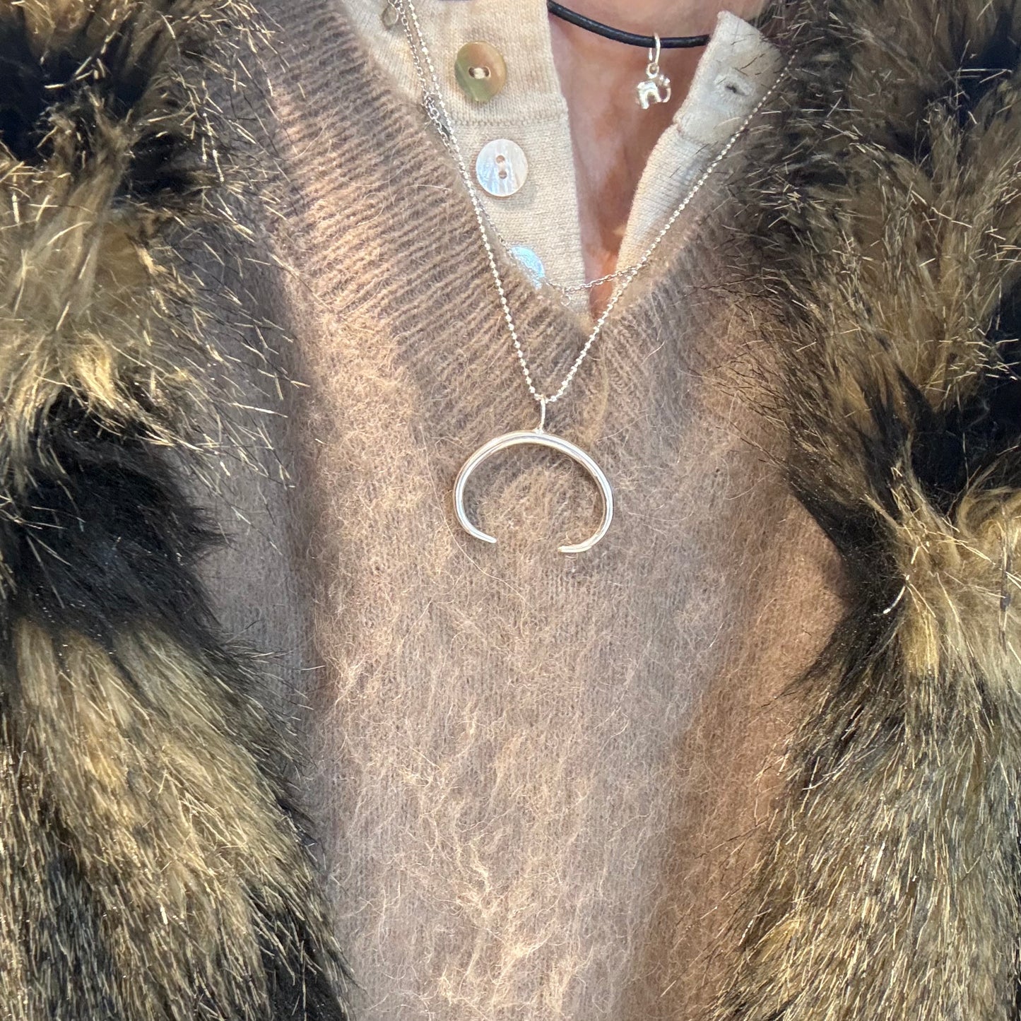 Crescent Charm Necklace