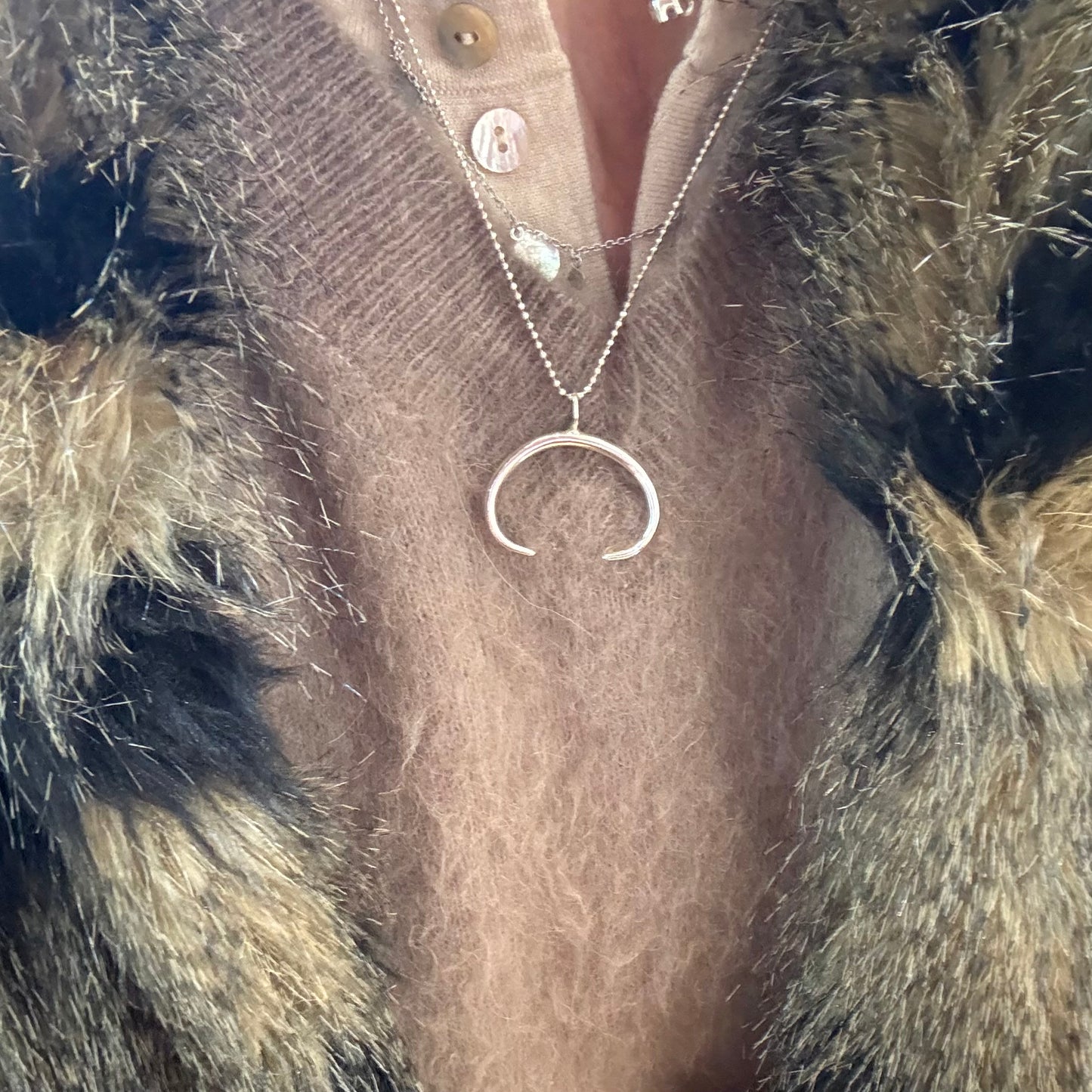 Crescent Charm Necklace