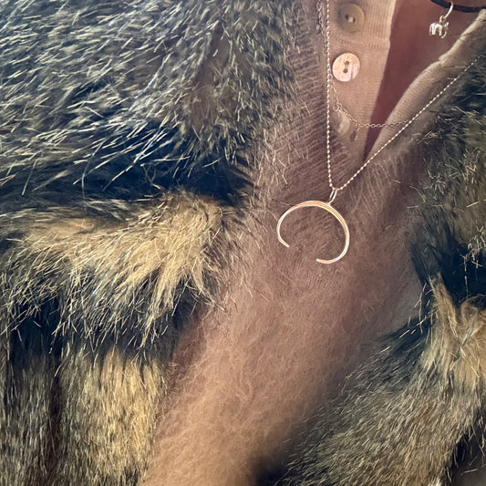 Crescent Charm Necklace