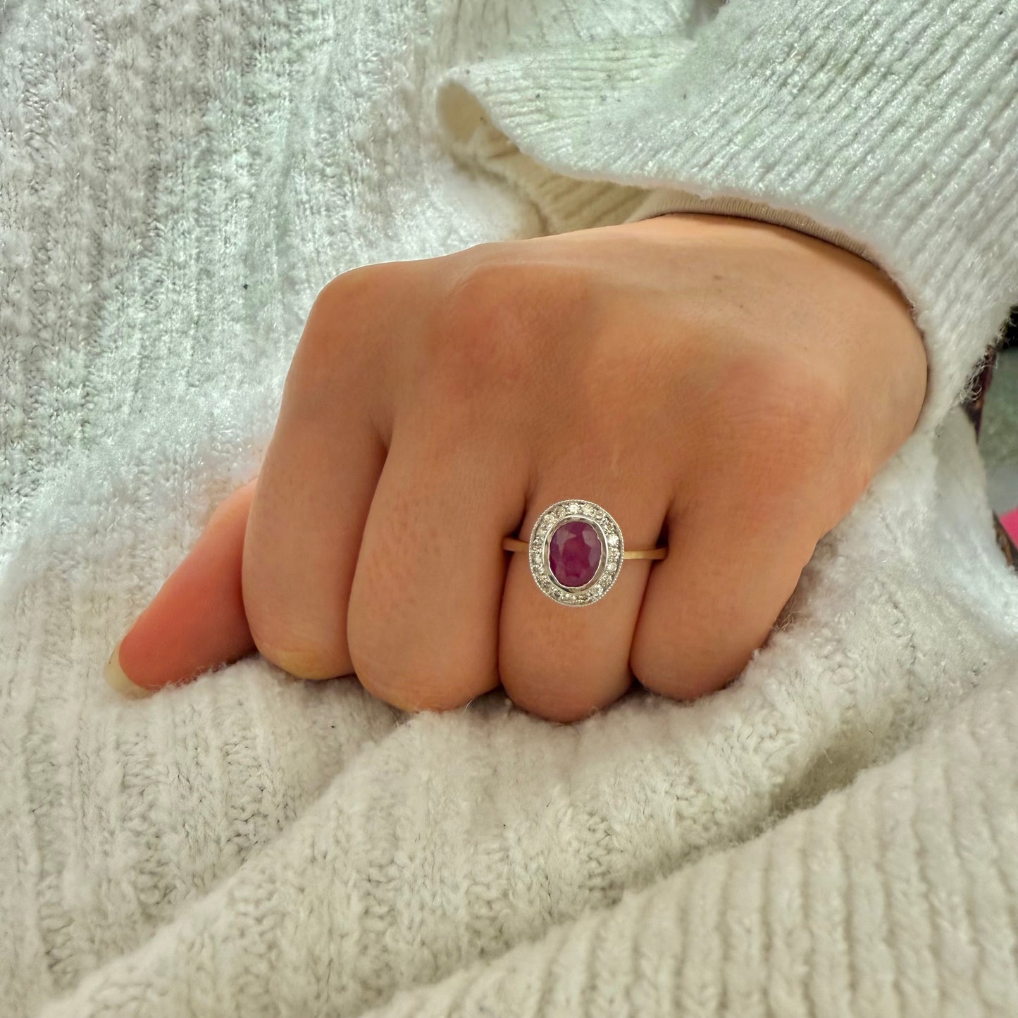 Ruby And Diamond Ring