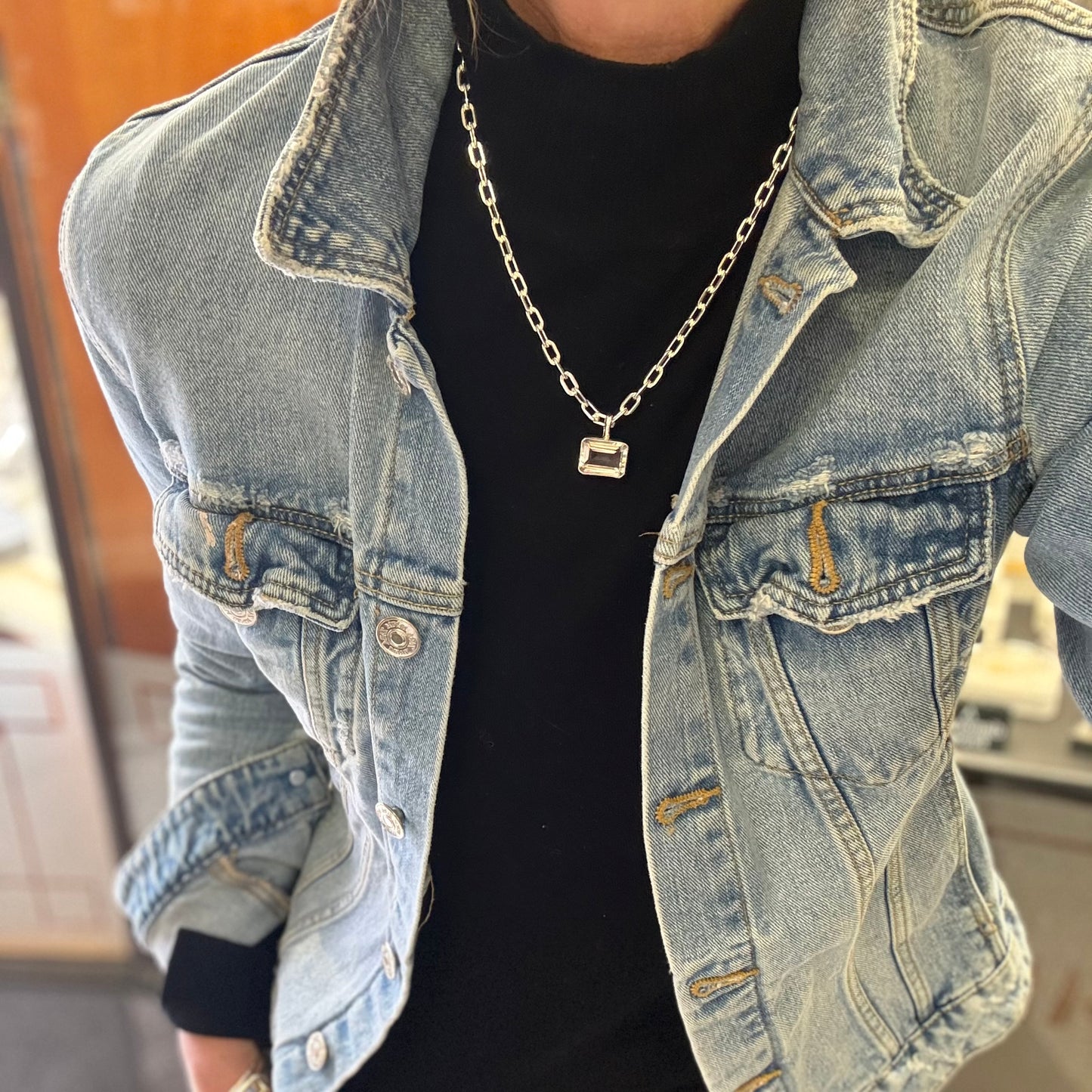 SOLD Rock Crystal Necklace