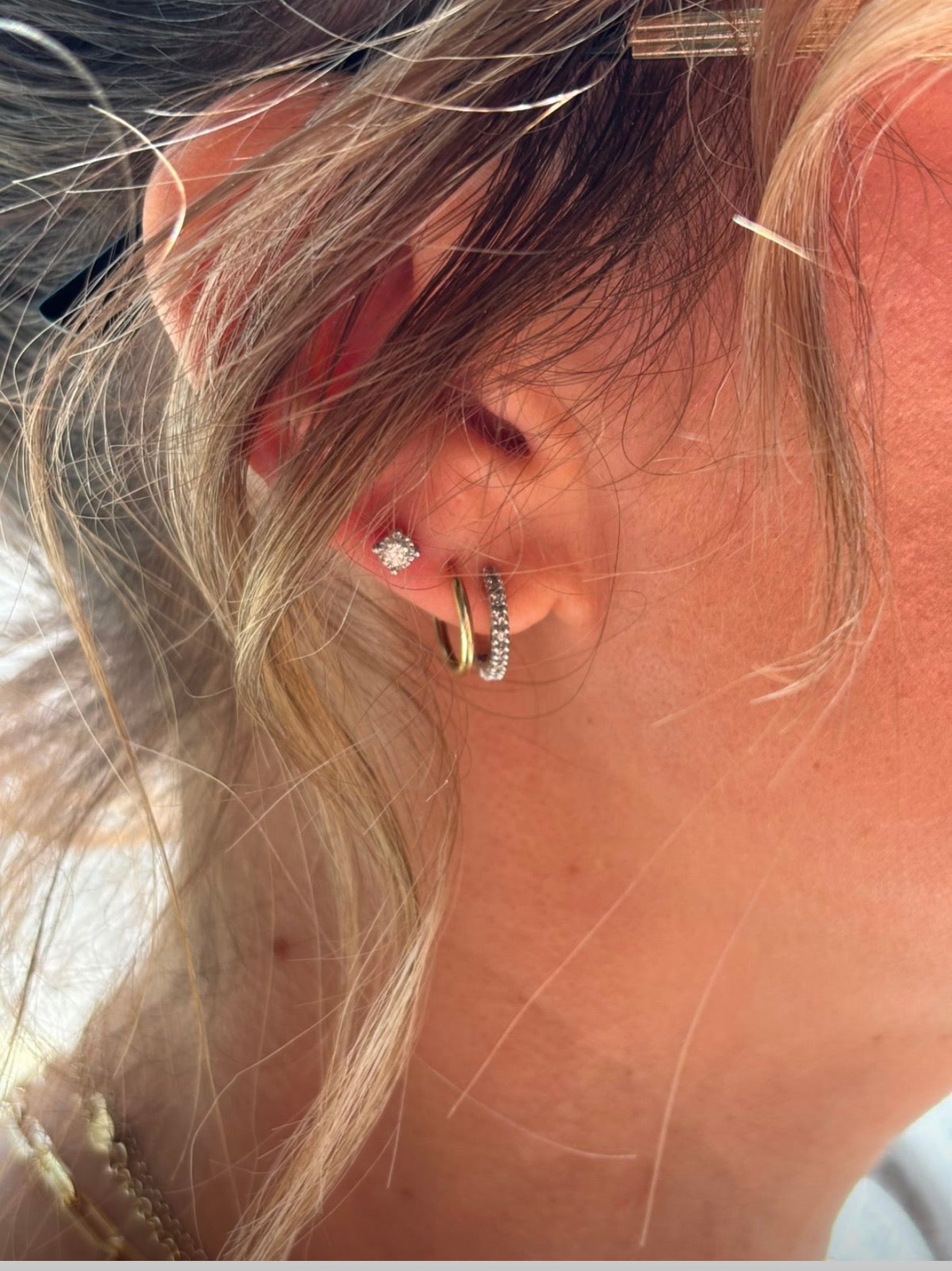 DIAMOND DEAL OFFER Diamond Huggies [earrings]