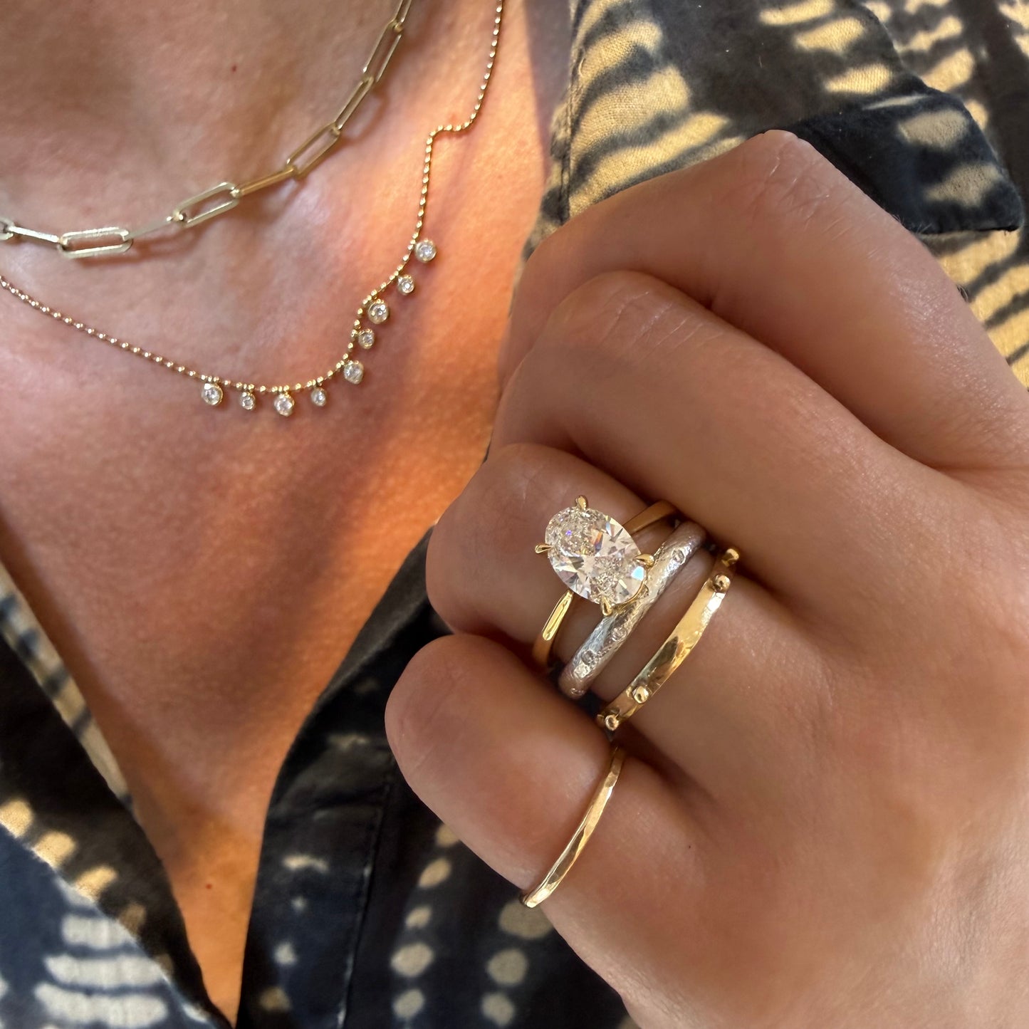 LG Oval Diamond Ring