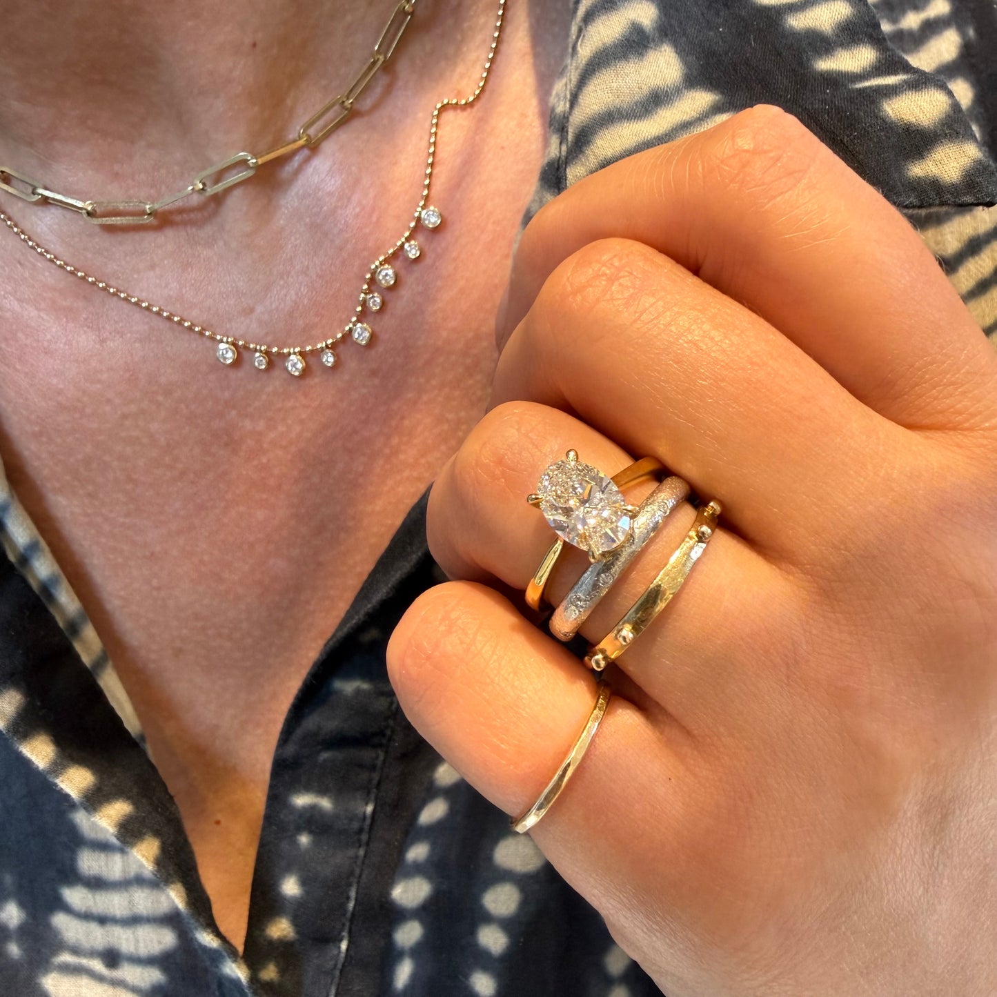 LG Oval Diamond Ring
