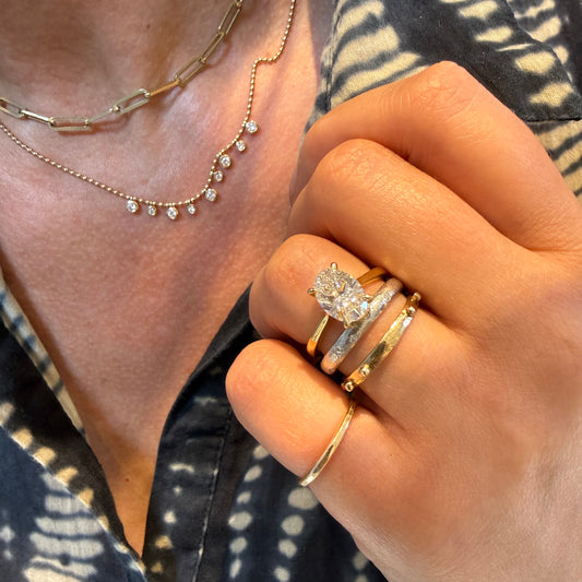 LG Oval Diamond Ring