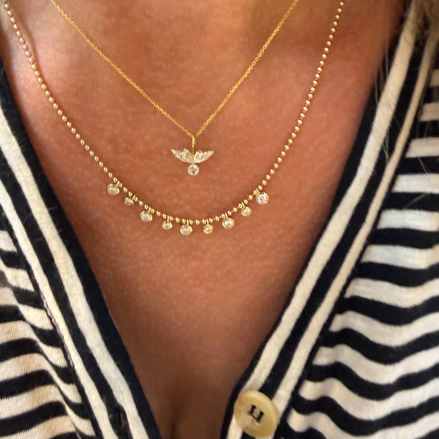 Angel Vintage Diamond Necklace