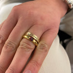 Rosanna 18ct Gold gem stone ring