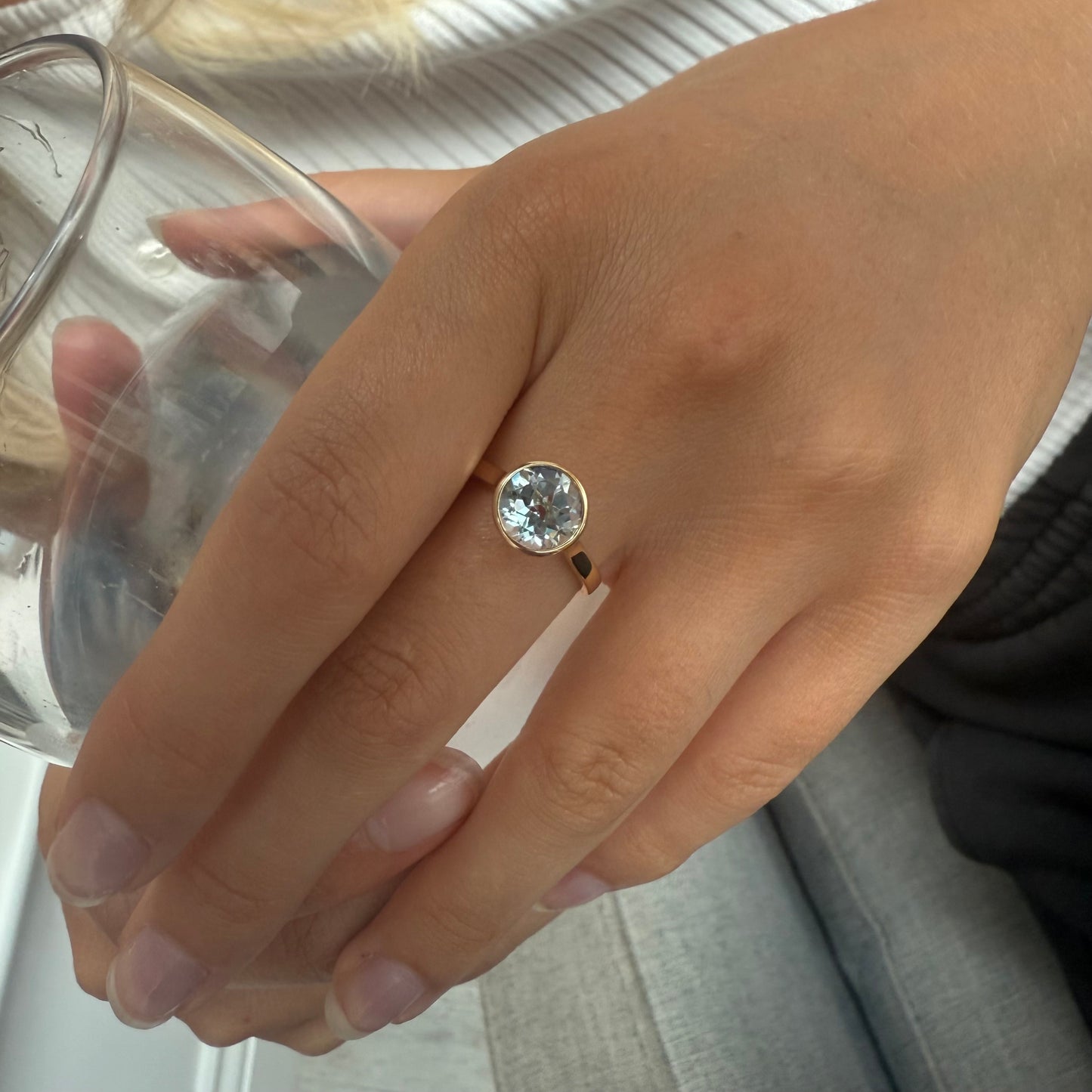 Beautiful Blue Topaz Ring