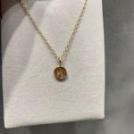 Baby Gold Moon Diamond Star Necklace