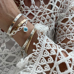 SOLD OUT Blue topaz link bracelet 'Gallery Collection'