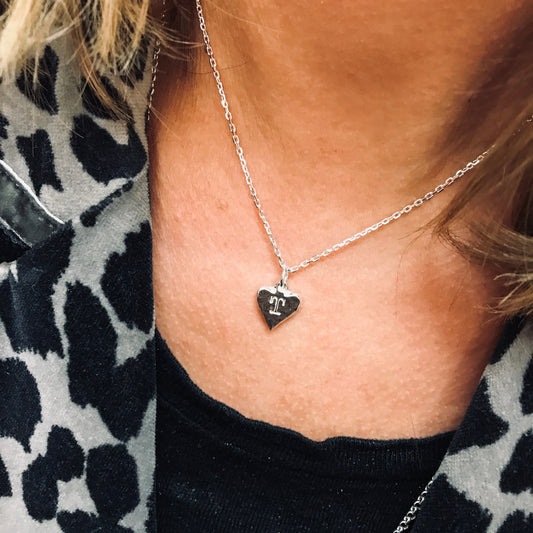 Initial Heart Necklace